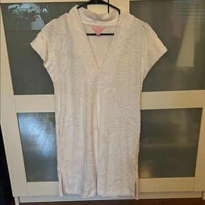 Lilly Pulitzer White Terry Swim Cover Up
